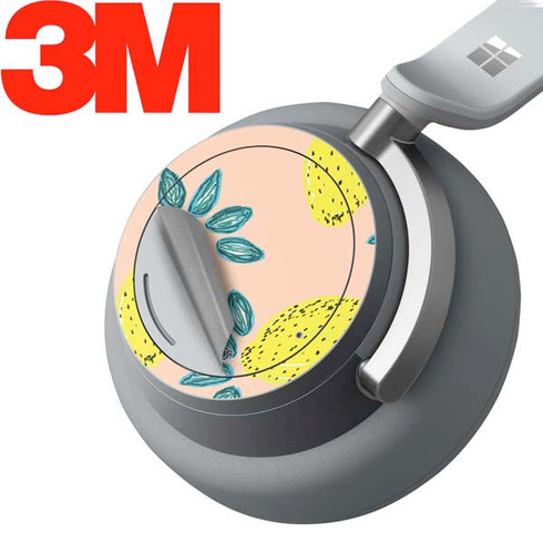 Bouffants and Broken Hearts Lemon Party Surface Headphones Skin